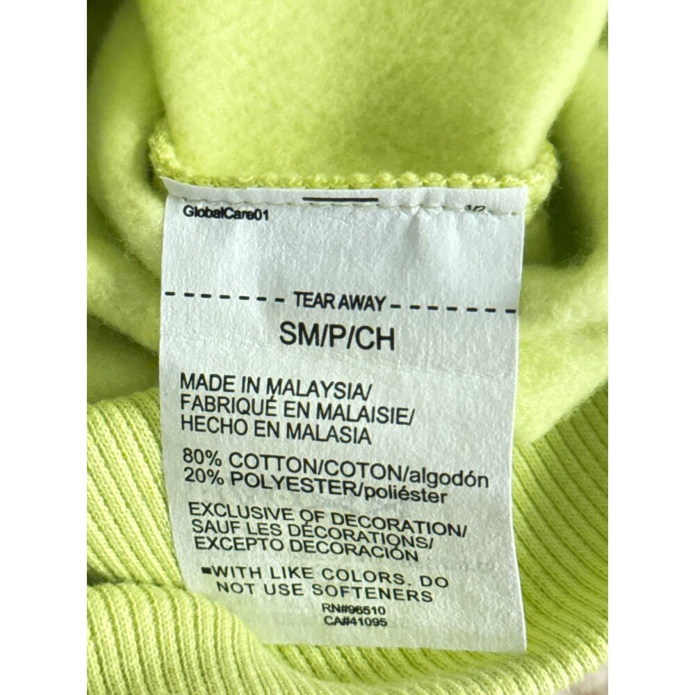 NWT UNDER ARMOR Rival Yellow Green Fleece Crewneck Sweatshirt Womens Size Small - Picture 4 of 5